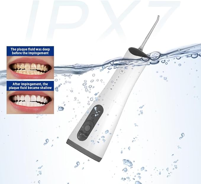 300ml Rechargeable Cordless Portable Travel Electric Dental Cleaner Oral Irrigator Water Flosser